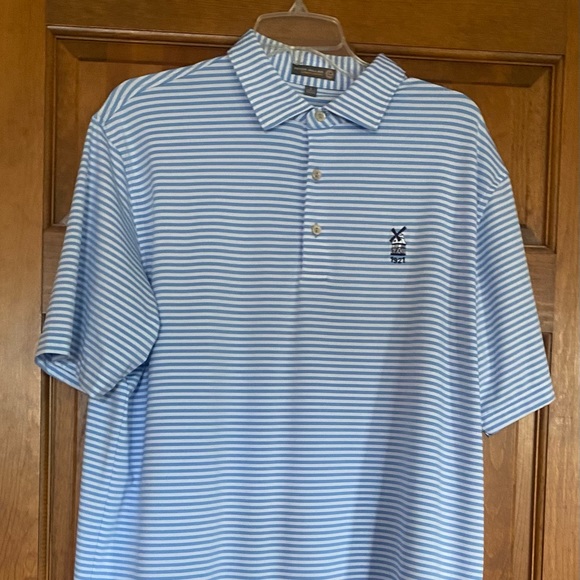 Peter Millar Other - Peter Millar collared short sleeve shirt w stripes